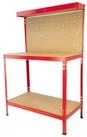 SCHMIDT security tools Werkbank 140x90x48cm Arbeitstisch Werkzeugbank Lochwand