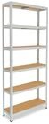 shelfplaza Aktenregal OFFICE, 200x90x60cm lichtgrau, 6 B&ouml;den, B&uuml;roregal oder