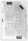 TroniTechnik Whirlpool Outdoor Spa GALERA wei&szlig; 190x130, Sanit&auml;racryl,