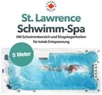 Canadian Spa GmbH Whirlpool St. Lawrence 5m Swim Spa, Aufstellbecken, 500 cm x 228