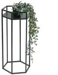 DanDiBo Blumenhocker Metall Schwarz 6eck 50 - 70 cm Blumenhocker 96453 60 cm