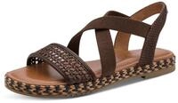 Tamaris Riemchensandale Sommerschuh, Sandalette mit bestickter Sohle