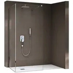 doporro Duschwand Duschwand f&uuml;r Dusche offene Duschwand Duschabtrennung ESG...