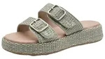 Tamaris WIDE FIT Keilpantolette T-FLOW EFFECT braun|gr&uuml;n 36 EU