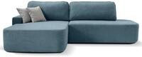 Beautysofa Ecksofa GAVI mit Schlaffunktion und Bettkasten, Modernes Schlafsofa...