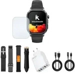 Knauermann PRO 4 (2026) Gesundheitsuhr mit Anruf & SOS Funktion Smartwatch,