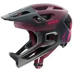 Uvex Fahrradhelm UVEX react jr. Fullface Kinder MTB Fahrradhelm cranberry matt...