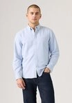 Levi's&reg; Langarmhemd AUTHENTIC BUTTON DOWN mit Ton-in-Ton Logostickerei auf der...