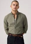 Levi's&reg; Langarmhemd AUTHENTIC BUTTON DOWN mit Ton-in-Ton Logostickerei auf der...