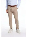 LINDBERGH Stoffhose mit Stretch braun XXXL