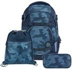 coocazoo Schulranzen Schulrucksack-Set &bdquo;Geometric Sky&ldquo;, 3-teilig (3-tlg)