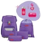Step by Step Schulranzen BASIS &bdquo;Purple Konfetti&ldquo;, 7-teilig, lila (4-teilig,