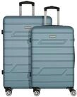 NOWI Trolleyset Bergamo, 4 Rollen, (2-teilig, 2 tlg), ABS