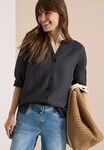 CECIL Longbluse mit 3/4 &Auml;rmeln