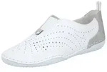 Rieker Slipper Slip-on Sneaker, Schlupfschuh, Halbschuh mit Gummizug grau|wei&szlig;...