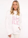 Zwillingsherz Hoodie "Alissa" Langarm, Kapuze, Neon-Details, Kordelzug, Frontprint,