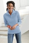 Witt Strickpullover Pullover Langarm Materialmix