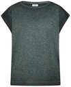 CECIL T-Shirt U-Boot-Ausschnitt, Garment-Dye Optik