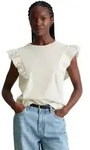 Marc O'Polo DENIM T-Shirt aus weichem Rippjersey