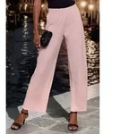 LASCANA Schlupfhose in Plisseestruktur rosa 44/46
