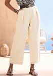 LASCANA 7/8-Hose mit modischen Bundfalten und weitem, luftigem Bein sommerlich