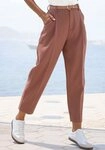 LASCANA Bundfaltenhose mit schmalem G&uuml;rtel in Barrel Form (mit G&uuml;rtel) mit...