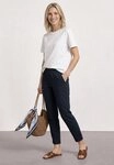 STREET ONE Stoffhose im elastischen Materialmix