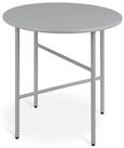 bomoe Beistelltisch Beistelltisch Outdoor Gartentisch Rund &Oslash; 53 cm Finn, Grau,
