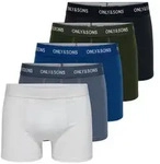 ONLY & SONS Boxershorts ONSTREY SOLID BOXER 5PACK OTL (Packung, 5-St) wei&szlig; XS