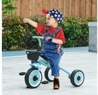 AIYAPLAY Dreirad Kinderfahrrad mit verstellbarer Sitz, Kinderrad, Metall, Blau,...