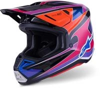 Alpinestars Motocrosshelm S-M7 Fuse Motocross Helm, vorbereitet f&uuml;r