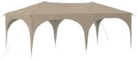 vidaXL Partyzelt Pop-up Partyzelt 575 x 288 x 245 cm Creme Oxford-Stoff