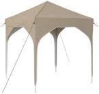 vidaXL Partyzelt Pop-up Partyzelt 194 x 194 x 245 cm Creme