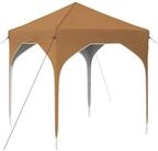 vidaXL Partyzelt Pop-up Partyzelt 194 x 194 x 245 cm Beige