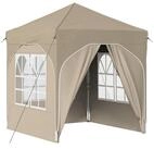 vidaXL Partyzelt Pop-up Partyzelt 192 x 192 x 245 cm Creme