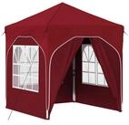 vidaXL Partyzelt Pop-up Partyzelt 192 x 192 x 245 cm Bordeauxrot