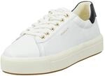 Plateausneaker GANT "Avino", Damen, Gr. 37, wei&szlig; (wei&szlig;, marine), Leder,
