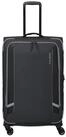 travelite Koffer Corsiica - 4-Rollen-Trolley L 77 cm erw. (black), 4 Rollen...