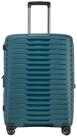 Stratic Koffer Novium SL - 4-Rollen-Trolley 65 cm erw. (petrol), 4 Rollen Rollen
