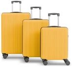 Wertes Koffer Koffer Set 3 teilig - TSA Schloss Kofferset, 4 Rollen