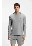 BOSS Hoodie Waffle LS-Shirt H grau L (50)