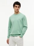 Tommy Hilfiger Rundhalspullover ESSENTIAL COTTON Crewneck Regular Fit Premium Mode