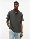 Tommy Jeans Poloshirt TJM REGULAR WASHED WAFFLE schwarz XXXL (56)