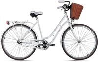 Dacapo Cityrad Damenrad 28'' Classic Premium Wei&szlig; 1 Gang RH 53 cm mit Korb, 1...