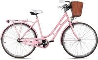 Dacapo Cityrad Damenrad 28'' Classic Premium Rosa 1 Gang RH 53 cm mit Korb, 1...