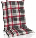 Beautissu Hochlehnerauflage 2er Set Hochlehner Auflagen Set 120x50 cm Polster
