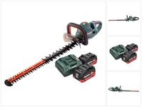 metabo Akku-Heckenschere HS 18 LTX BL 65 Akku Heckenschere 18 V 60 cm Brushless + 2x
