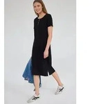 STREET ONE STUDIO Midikleid mit Rundhalsausschnitt