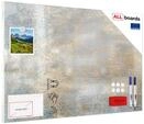 ALLboards Tafel Metallische Magnettafel, MetalBoard, GOLDENER BETON