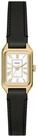 Fossil Quarzuhr Raquel ES5470, Armbanduhr, Damenuhr, Lederarmband, analog